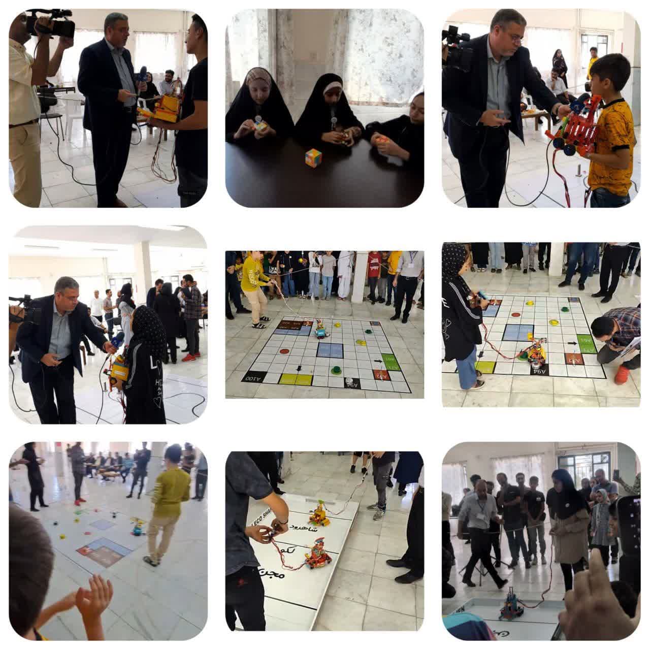 اولین جشنواره رباتیک شهید آشتیانی پژوهشسرای دانش آموزی شاهرود تابستان ۱۴۰۲